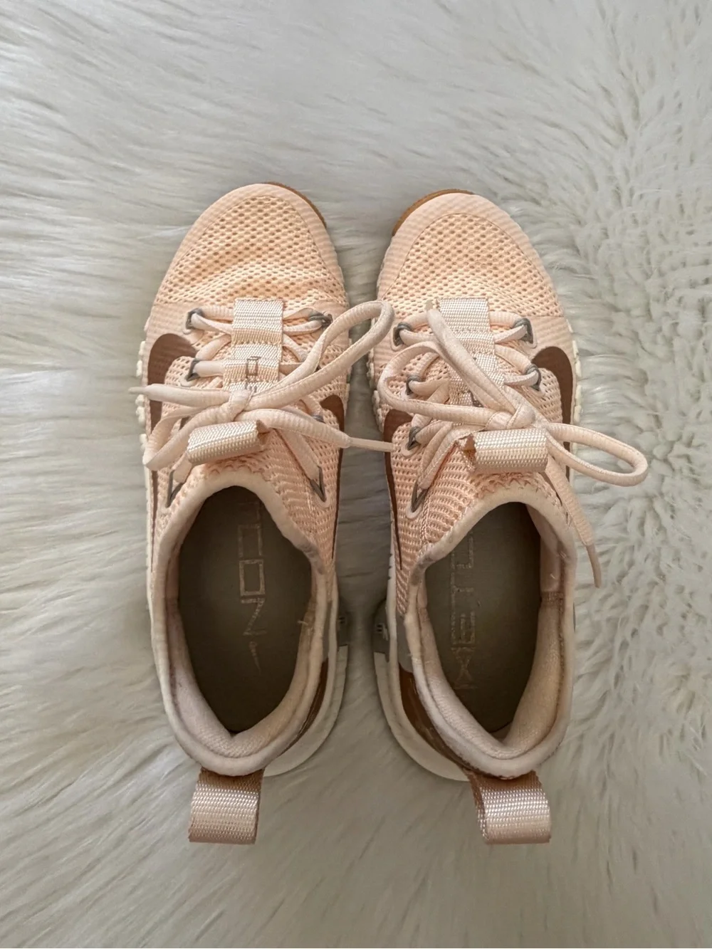 Nike Free Metcon 3 Guava Ice/Bronze  Knit Sneakers Sz 6.5